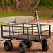 Gorilla Carts Utility Wagon Cart | 24.5 H x 30 W x 46 D in | Wayfair GOR1200-COM