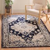 Blue/Navy 61 x 0.45 in Indoor Area Rug - Bungalow Rose Oriental Ivory/Navy Area Rug | 61 W x 0.45 D in | Wayfair F86C94A08D544446961D8AC5CA093044