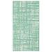 Green 24 x 0.2 in Indoor/Outdoor Area Rug - Ebern Designs Lovise Abstract Indoor/Outdoor Area Rug | 24 W x 0.2 D in | Wayfair