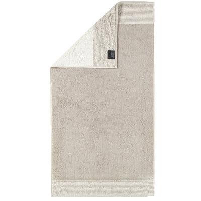 Cawö - Duschtuch 1er Pack 'Luxury Home C Two-Tone' Baumwolle Handtücher 1 ct Grau