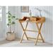 Coy Natural Folding Desk by Linon Home Décor in Natural Wash