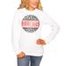 Women's White Illinois Fighting Illini Scoop & Score Long Sleeve T-Shirt