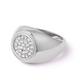 Pippa&Jean - Ring Messing Glas in Silber Ringe Damen