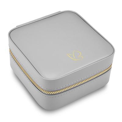 Glanzstücke München Reisetäschchen Kunstleder grau 11,5 cm Damen Image