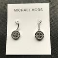 Michael Kors Jewelry | Mk Reversible Monogram Disk Earrings | Color: Silver | Size: Os
