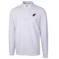 Men's Cutter & Buck White Arizona Cardinals Traverse Quarter-Zip Pullover Jacket