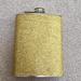 Anthropologie Dining | Gold Glitter Steel Flask | Color: Gold/Silver | Size: Os