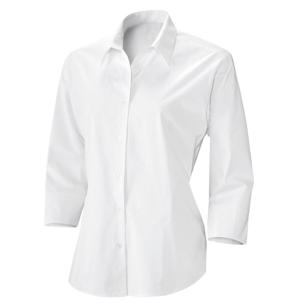 Exner Bluse tailliert 3/4-Arm Farbe weiß Größe 34 Image