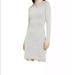 Michael Kors Dresses | Michael Kors Women's Twist-Neck Sweater Dress S | Color: Silver | Size: S