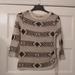 Anthropologie Sweaters | Darling Net Knit Sweater | Color: Black/Cream | Size: Sp