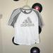 Adidas Shirts | Men’s Grey And White Striped Adidas Shirt | Color: Gray/White | Size: M
