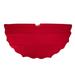 Northlight Seasonal Scalloped Edge Christmas Tree Skirt Wool/Felt in Red | 48 W in | Wayfair N64793