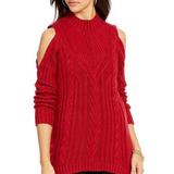 Jessica Simpson Sweaters | Jessica Simpson Riva Cold Shoulder Sweater | Color: Red | Size: M