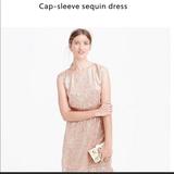 J. Crew Dresses | J. Crew Sequin Party Dress In Blush | Color: Pink | Size: 6