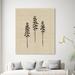 Oliver Gal Let the Season Begin Forest Landscapes - Graphic Art on Canvas in White/Black | 45 H x 36 W x 1.5 D in | Wayfair 24586_36x45_CANV_XHD