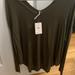 Free People Tops | Free People Army Green Top | Color: Green | Size: Xs