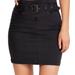 Free People Skirts | Free People Denim Pencil Skirt | Color: Black | Size: Various