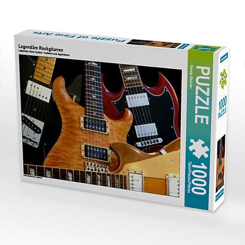 Puzzle CALVENDO Puzzle Legendäre Rockgitarren - 1000 Teile Foto-Puzzle glückliche Stunden Kinder