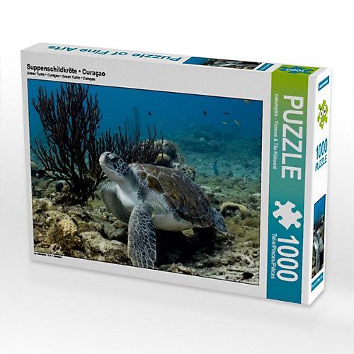 Puzzle Suppenschildkröte • Curaçao Foto-Puzzle Bild von NaturePicsFilms Puzzle