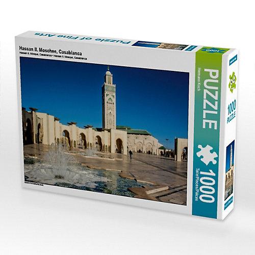 Puzzle CALVENDO Puzzle Hassan II. Moschee, Casablanca - 1000 Teile Foto-Puzzle glückliche Stunden Kinder