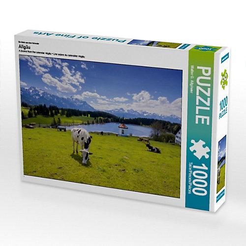 Puzzle CALVENDO Puzzle Allgäu - 1000 Teile Foto-Puzzle glückliche Stunden Kinder