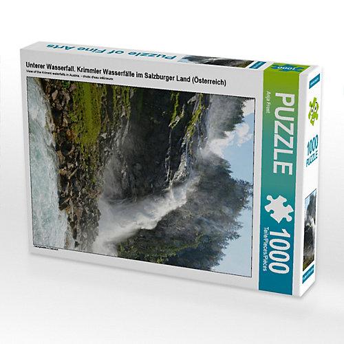 Puzzle Unterer Wasserfall. Krimmler Wasserfälle im Salzburger Land (Österreich) Foto-Puzzle Bild von Anja Frost Puzzle