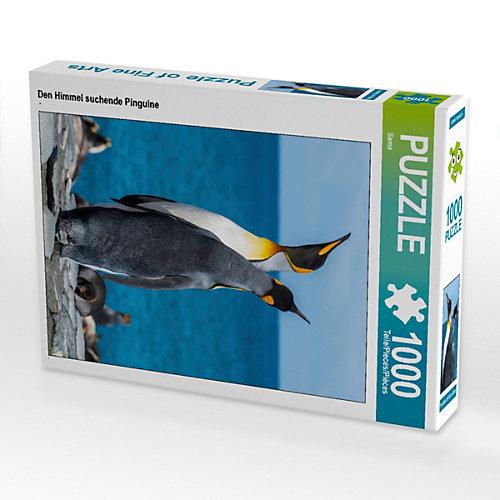Puzzle Den Himmel suchende Pinguine Foto-Puzzle Bild von Mehmet Sarialtin Puzzle