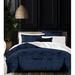 The Tailor's Bed Glamour Velvet Comforter Set Polyester/Polyfill/Velvet in Blue/Navy | King Comforter + 2 King Shams | Wayfair CPP-GLA-NV-CN-KG