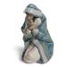 Lladro Mary Figurine Porcelain in Blue | 7.09 H x 5.12 W x 4.33 D in | Wayfair 01012276