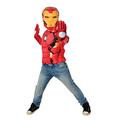 Rubies - Rubie'S Offizielles Marvel-Kostüm, Muskelbrust Iron Man mit Zubehör, für Kinder, Größe M Avengers, einfarbig, Gelb, Rot, Normal (G40228)