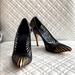 Gucci Shoes | Authentic Gucci Black Heels Size 7 | Color: Black/Tan | Size: 7