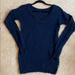 American Eagle Outfitters Sweaters | American Eagle Outfitters Navy V Neck Sweater Sz S | Color: Blue/Silver | Size: S