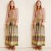 Anthropologie Dresses | Anthropologie Giorgia Embroidered Maxi Dress | Color: Red/Tan | Size: 0