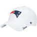 Women's '47 White New England Patriots Miata Clean Up Logo Adjustable Hat