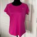 Under Armour Tops | Ladies Under Armour Workout Short Sleeve Large | Color: Pink | Size: L