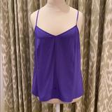 Lilly Pulitzer Tops | Lilly Pulitzer Purple Camisole Silk Blouse | Color: Purple | Size: Xs