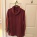 American Eagle Outfitters Dresses | American Eagle Long Sleeve Cowlneck Dress | Color: Red | Size: M