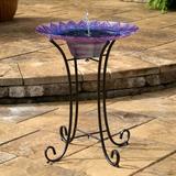 Bungalow Rose Muscadel Bell Solar Birdbath | 24.3 H x 20 W x 20 D in | Wayfair 121A56C2370A4B0D890ACF826F255906