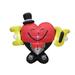 The Holiday Aisle® Mr Heart I Love You w/ Gentleman Hat Inflatable Polyester in Red | 48 H x 24 W x 62 D in | Wayfair