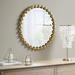 Madison Park Signature Marlowe Beaded Round Metal Wall Mirror Metal in White | 36 H x 36 W x 1.8 D in | Wayfair MPS160-279