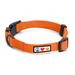 Solid Color Orange Puppy or Dog Collar, Small