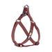 Reflective Marsala Brown Puppy or Dog Harness, X-Small