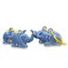 The Holiday Aisle® Colerain Hanging Figurine Ornament Ceramic/Porcelain in Blue | 2.2 H x 0.6 W x 3.3 D in | Wayfair