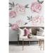 Urban Walls Everlasting Peonies Wall Decal Vinyl in Pink | 24 H x 27 W in | Wayfair URWA5228