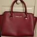 Michael Kors Bags | Burgundy Michael Kors Pebble Leather Purse | Color: Red | Size: Os