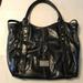 Nine West Bags | Black Faux Snakeskin Roomy Bag | Color: Black | Size: Os