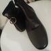 Zara Shoes | Cute Zara Leather Booties. | Color: Black | Size: 8