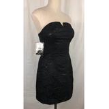 Free People Dresses | Free People Showstopper Dress Black Strapless Sz 4 | Color: Black | Size: 4