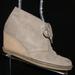 J. Crew Shoes | J.Crew Macalister Gray Suede Wedge Booties 9m | Color: Gray | Size: 9