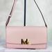 Michael Kors Bags | Michael Kors Montgomery Lg Clutch Crossbody Bag | Color: Gold/Pink | Size: Large